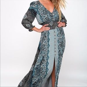 Free People Mexicali Rose Floral Maxi size Medium